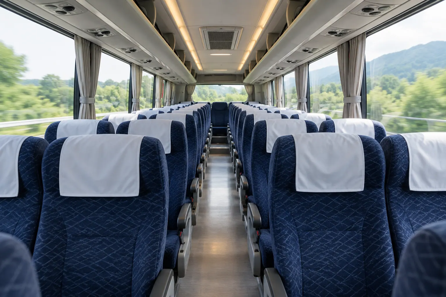 遊覽車車廂內裝